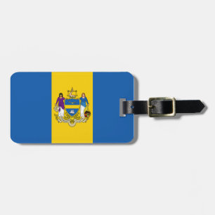 Étiquette À Bagage Balise Drapeau de Philadelphie, Pennsylvanie