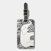 Étiquette À Bagage balise Elephant Travel (Devant Vertical)