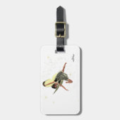 Étiquette À Bagage Balise Fairy With Yellow Wings (Devant Vertical)