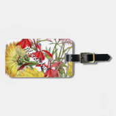 Étiquette À Bagage Balise Festive Sring Floral Luggage (Devant horizontal)