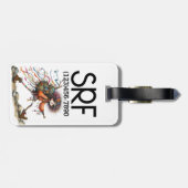 Étiquette À Bagage Balise fille Randonnée et sac à dos (Dos horizontal)