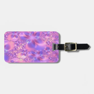 Étiquette À Bagage Balise Fleur Fractale personnalisée