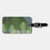 Étiquette À Bagage Balise Forêt d'arbres (Devant horizontal)