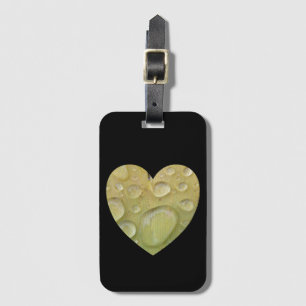 Étiquette À Bagage Balise Grosse Boulet D'Eau Dans Un Coeur