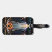 Étiquette À Bagage Balise Imperial View Art Fractal (Dos horizontal)