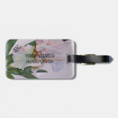 ÉTIQUETTE À BAGAGE BALISE IRIS PERSONNALISÉE BAGAGES (Dos horizontal)