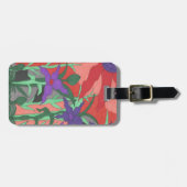 Étiquette À Bagage Balise Jardin floral Twilight (Devant horizontal)