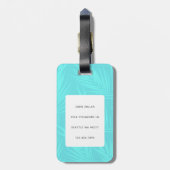 Étiquette À Bagage Balise Lizard Dragon à oreilles (Dos Vertical)