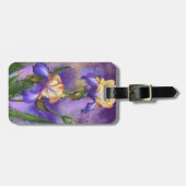 Étiquette À Bagage Balise magnifique Iris Flower Luggage (Devant horizontal)