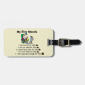 Étiquette À Bagage Balise Mes bagages Cinq Humeurs (Devant horizontal)