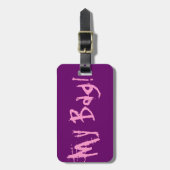 Étiquette À Bagage Balise Mes bagages de sac (Devant Vertical)