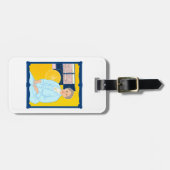 Étiquette À Bagage Balise Mon bagage pour mobile de réservation perso (Devant horizontal)