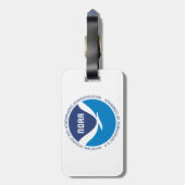 Étiquette À Bagage Balise nationale des bagages océaniques et atmosph (Dos Vertical)