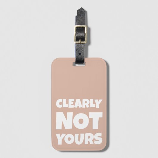 Étiquette À Bagage Balise Neutral Style Retro Funny Luggage (Devant Vertical)