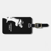 Étiquette À Bagage Balise personnalisée T-Rex Dinosaur (Devant horizontal)