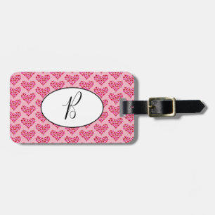 Étiquette À Bagage Balise Pink Heart Love Luve