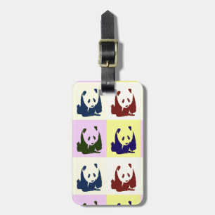Étiquette À Bagage Balise Pop Art Baby Pandas Bagage