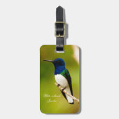 Étiquette À Bagage Balise Portrait de bagage de contemplation (Devant Vertical)