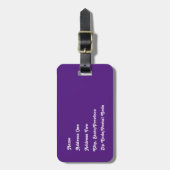 Étiquette À Bagage Balise Protéger les bagages Trans pour enfants (Devant Vertical)