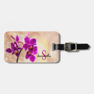 Étiquette À Bagage Balise Purple Orchid Luggage