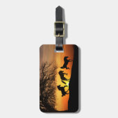 Étiquette À Bagage Balise Sauter pour Joy Horse Luggage (Devant Vertical)