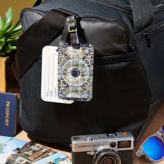 Étiquette À Bagage Balise Susea Blu Studios Lightning Luggage (Recto & Verso)