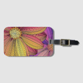 Étiquette À Bagage Balise "Tournesol"Bagage acrylique (Devant Horizontal)