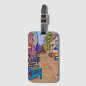 Étiquette À Bagage Balise Vibrant Alleyway Luge (Devant Vertical)