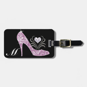 Étiquette À Bagage Balises Alphabet Bling - SRF