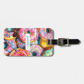 Étiquette À Bagage Balises Bagages Donut (Devant horizontal)