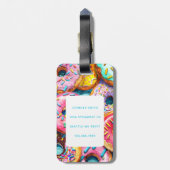 Étiquette À Bagage Balises Bagages Donut (Dos Vertical)