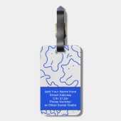 Étiquette À Bagage Balises de bagage (Dos Vertical)