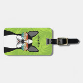 Étiquette À Bagage Balises de bagage Boston Terrier (Devant horizontal)