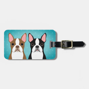 Étiquette À Bagage Balises de bagage Boston Terrier