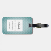 Étiquette À Bagage Balises de bagage Boston Terrier (Dos horizontal)