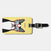 Étiquette À Bagage Balises de bagage Boston Terrier (Devant horizontal)