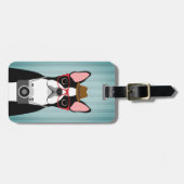 Étiquette À Bagage Balises de bagage Boston Terrier (Devant horizontal)