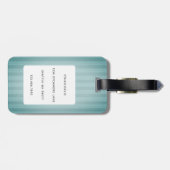 Étiquette À Bagage Balises de bagage Boston Terrier (Dos horizontal)