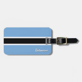 Étiquette À Bagage Balises de bagage Botswana, drapeau patriotique Bo (Devant horizontal)