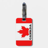 Étiquette À Bagage Balises de bagage canadiennes (Dos Vertical)