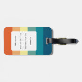 Étiquette À Bagage Balises de bagage carlin (Dos horizontal)