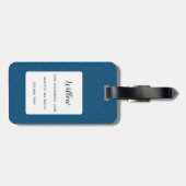 Étiquette À Bagage Balises de bagage Cocker Spaniel (Dos horizontal)