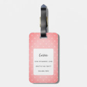 Étiquette À Bagage Balises de bagage Corgi (Dos Vertical)