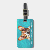 Étiquette À Bagage Balises de bagage Corgi (Devant Vertical)