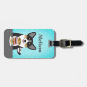 Étiquette À Bagage Balises de bagage Corgi (Devant horizontal)