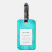 Étiquette À Bagage Balises de bagage Corgi (Dos Vertical)