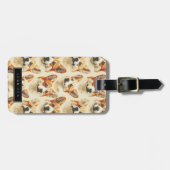 Étiquette À Bagage Balises de bagage Corgi (Devant horizontal)