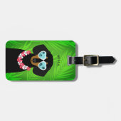 Étiquette À Bagage Balises de bagage Dachshund (Devant horizontal)