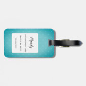 Étiquette À Bagage Balises de bagage Dachshund (Dos horizontal)