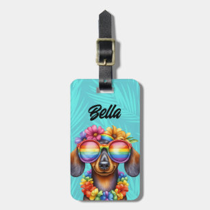 Étiquette À Bagage Balises de bagage Dachshund